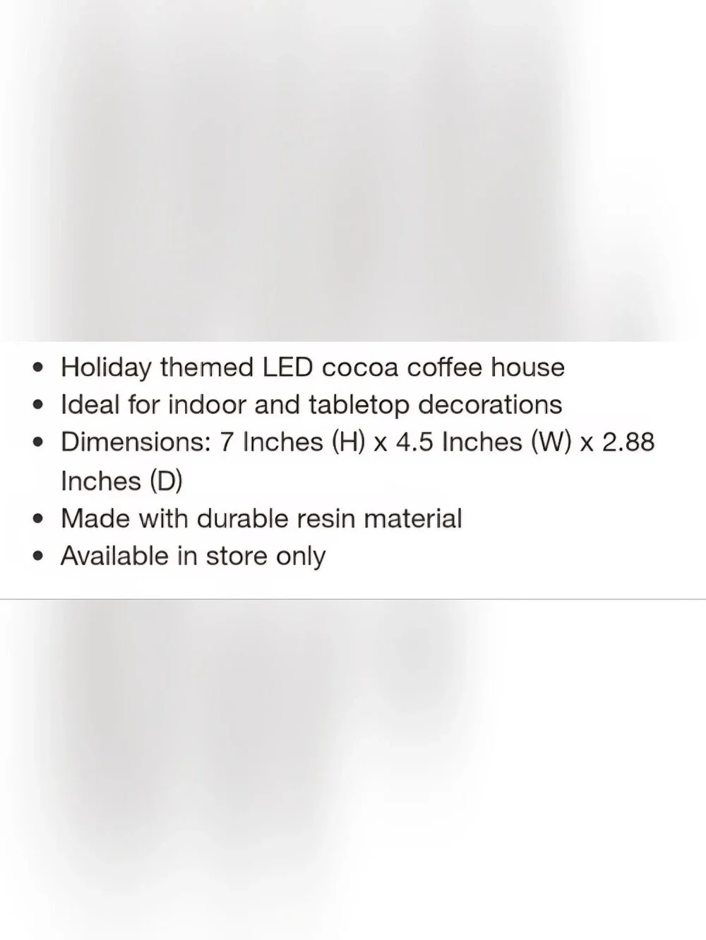 2024 TARGET BULLSEYE Light Up Cocoa Coffee Village House. NWT
